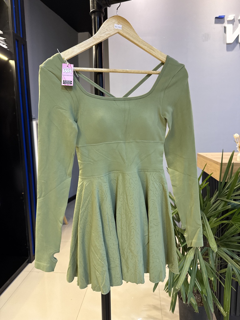 Vestido manga larga variedad talles y colores