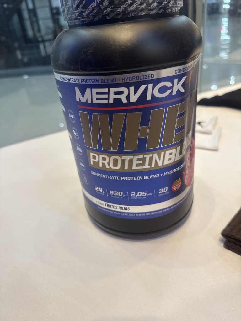 Mervick Whey Proteinblend frutilla