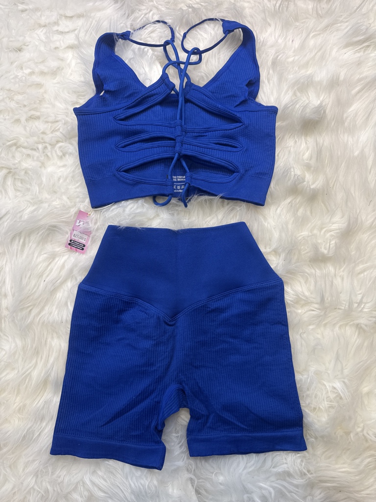 conjunto corto sin push acanalado