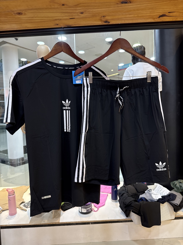 Adidas conjunto negro deportivo