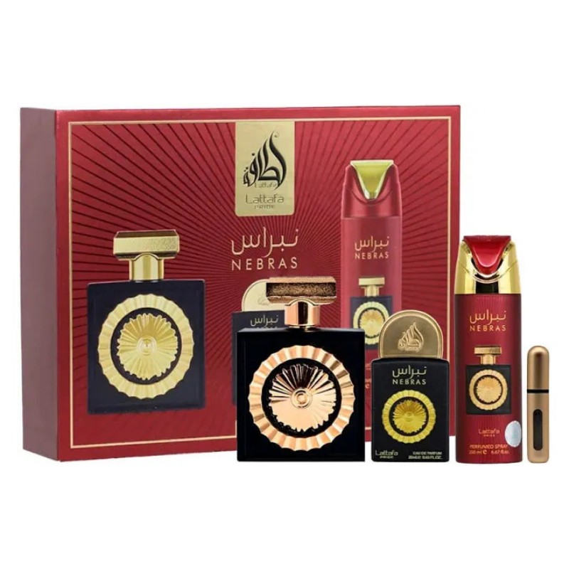 Kit Perfume Lattafa Pride Nebras Eau de Parfum Unissex