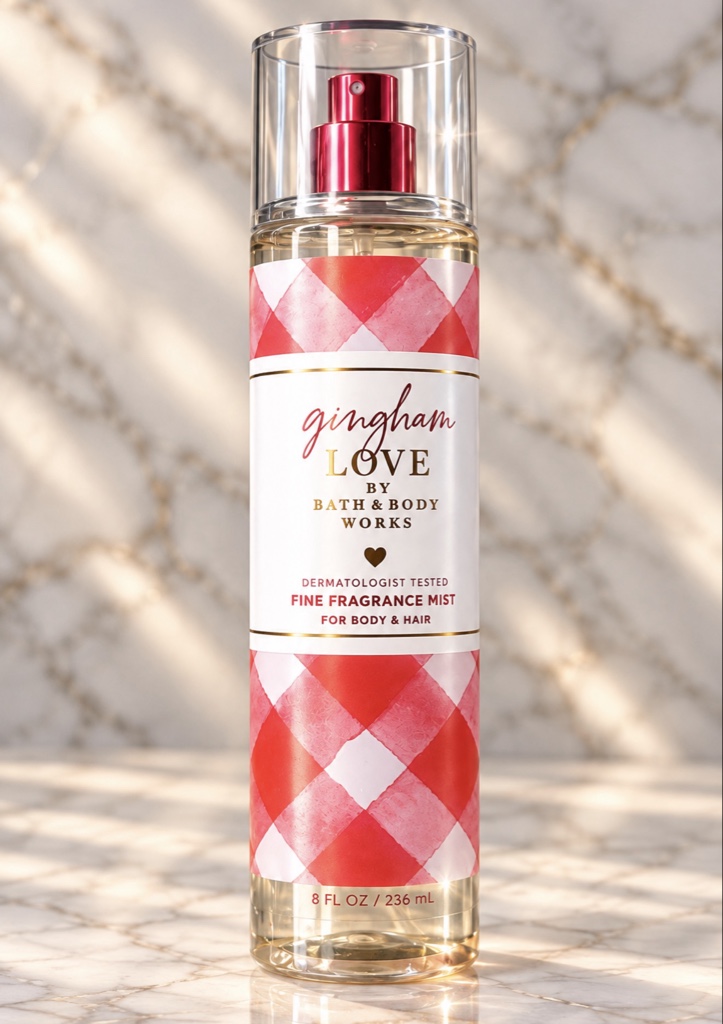❤️💕 GINGHAM LOVE 💕❤️  Un aroma encantador y femenino que le da un toque especial a tu día. ✨🌹  🛍️ Disponible en Massiel Collection 🎀 📩 Escríbenos para ordenar el tuyo.