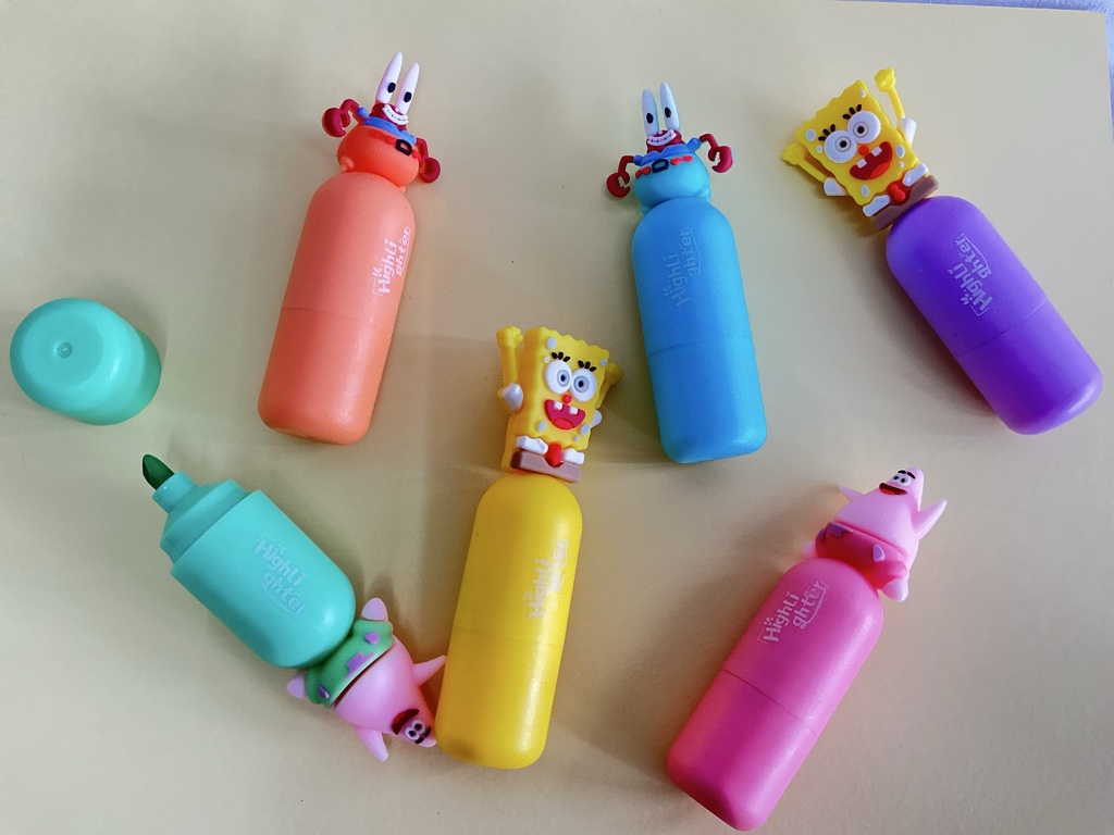SpongeBob resaltador. 1 unidad