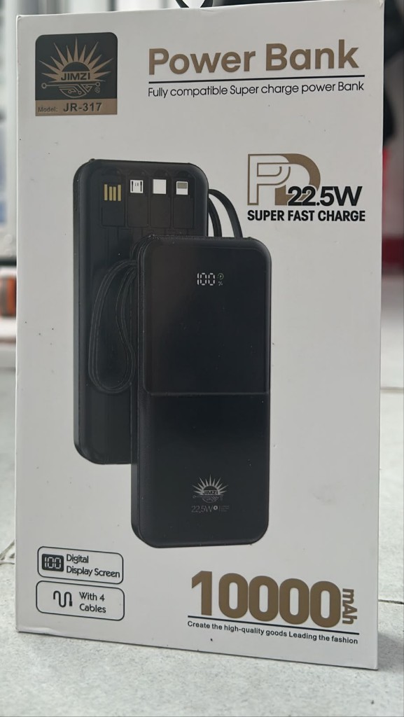 Power bank 10mil MAH  (JR-317)