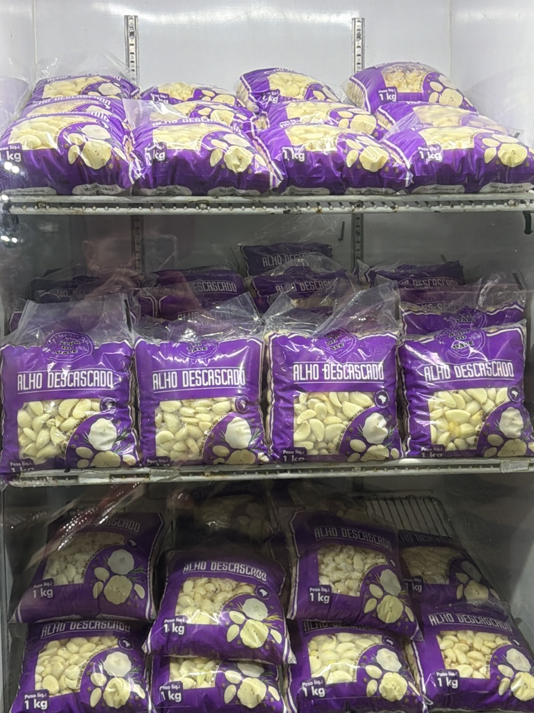 Alho descascado 1kg