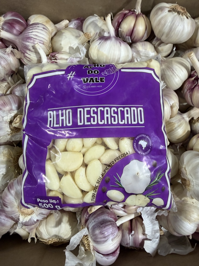 Alho descascado 1/2 kg