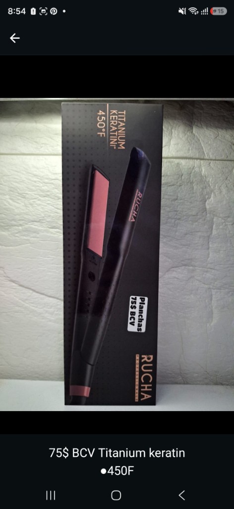 Plancha Rucha Titaniun Keratin