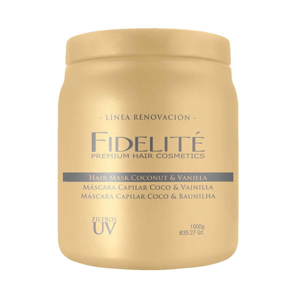Máscara coco y vainilla 1kg Fidelite