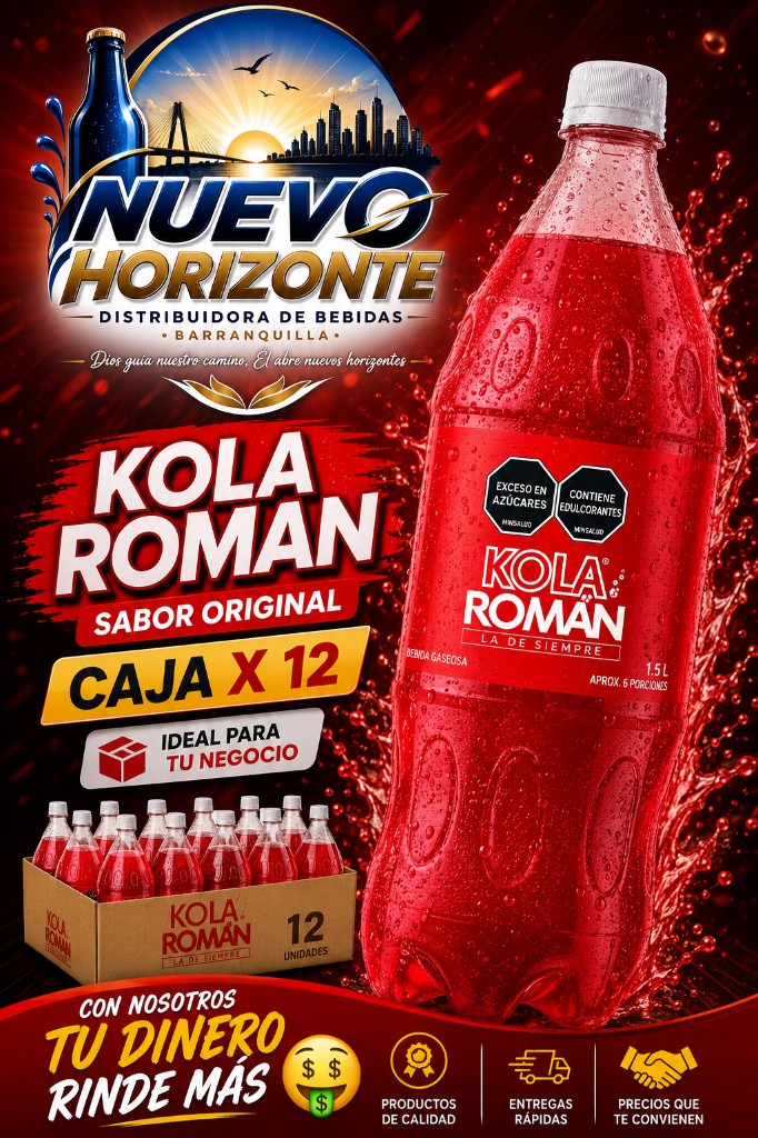 Kola Roman roja 1.5L x 12
