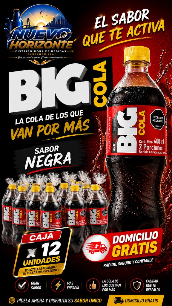 BIG Cola negra 400ml
