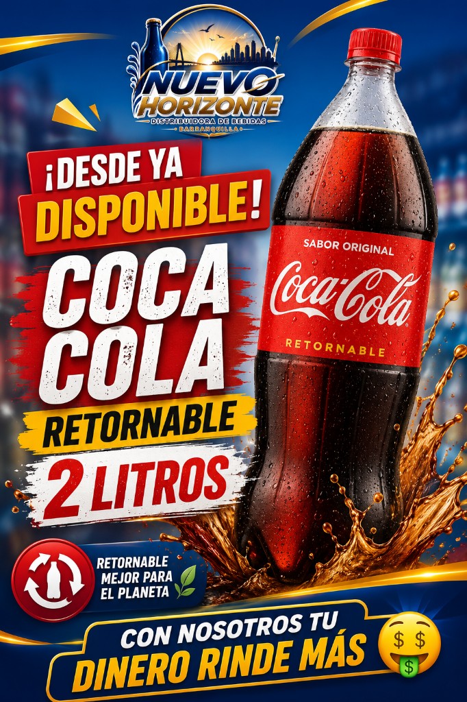 Coca-Cola Original 2L retornable x 9