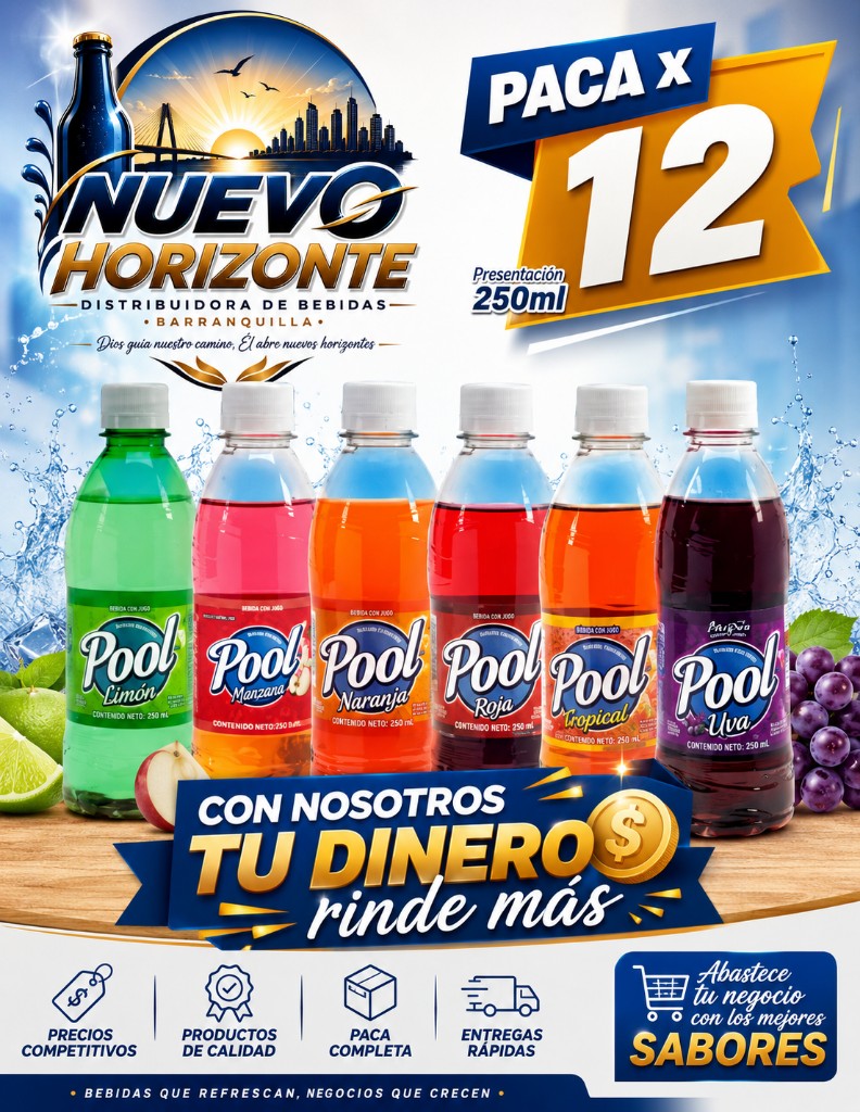 Pool limón 250ml x12