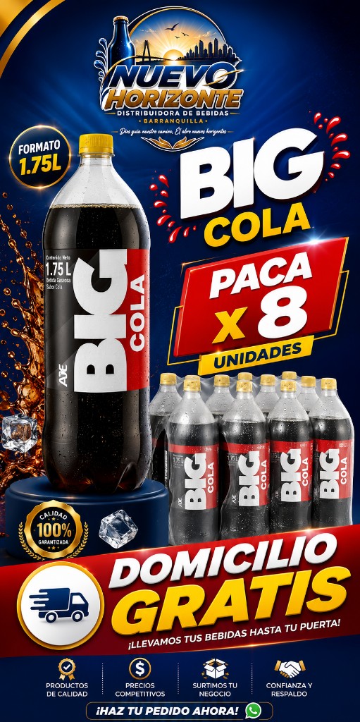 Big Cola 1.75L x 8und