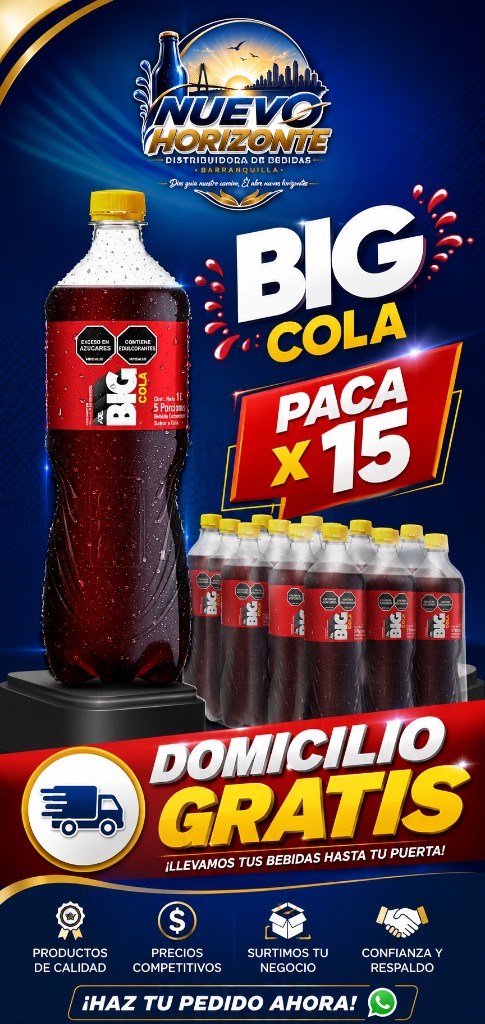 Big Cola 1000 ml x 15und