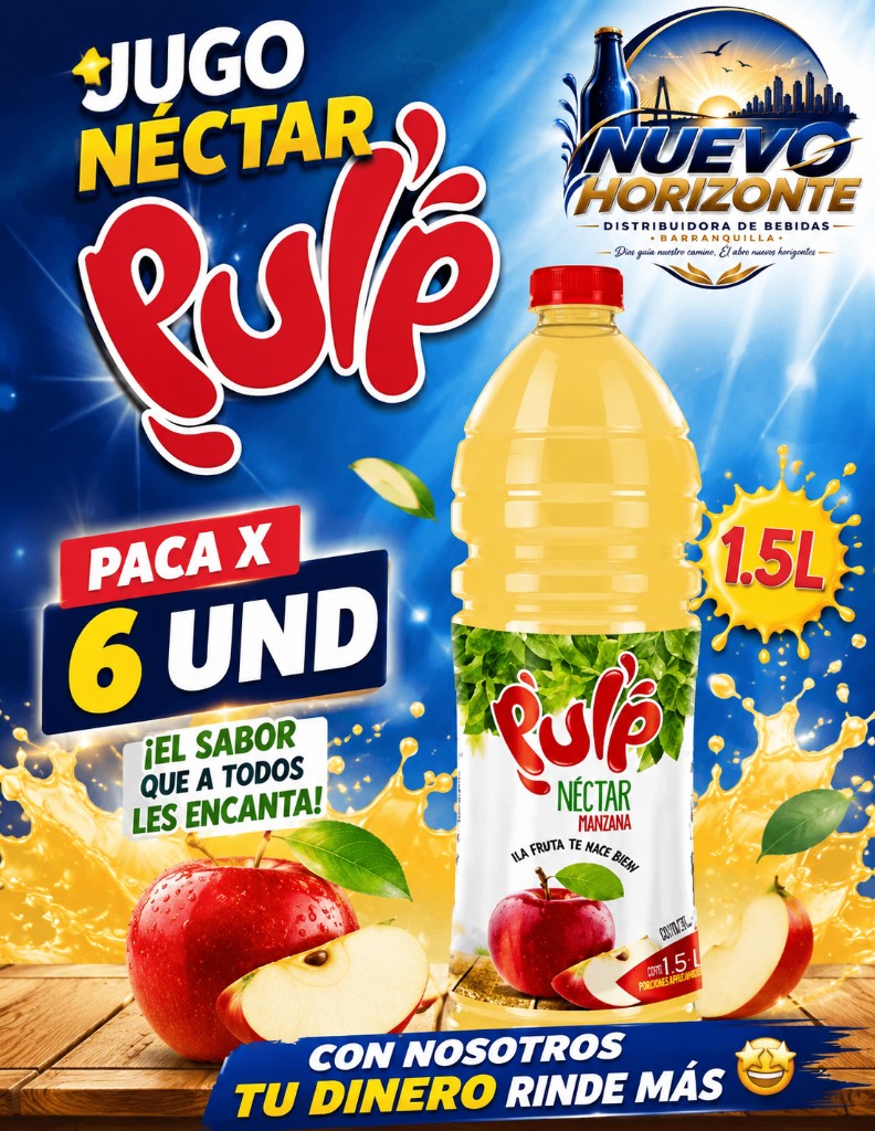 Pulp Néctar Manzana 1.5L x 6