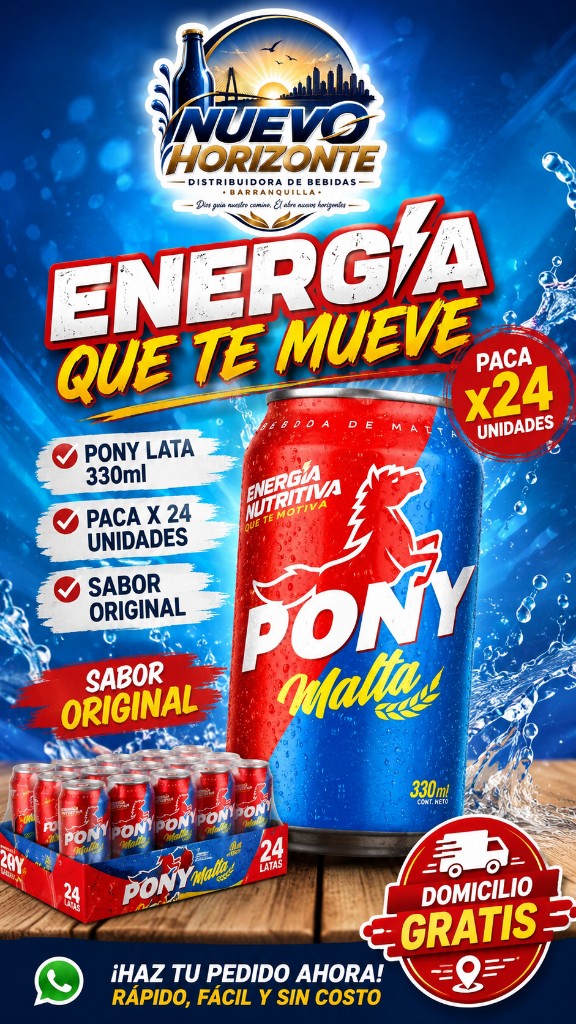Pony lata 330ml x 24