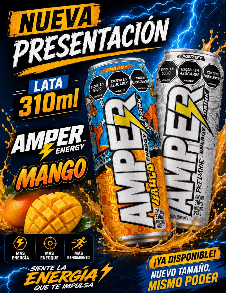 Amper Energy mango 310ml