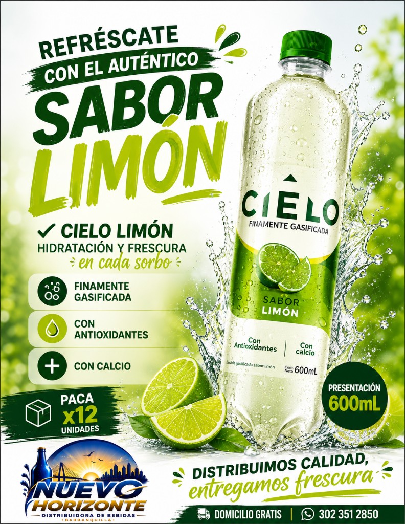 Cielo limón 600ml x 12 und
