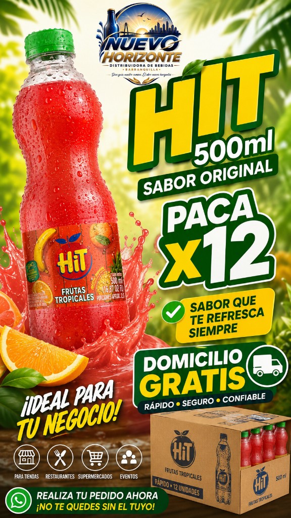 Hit tropical 500ml x 12