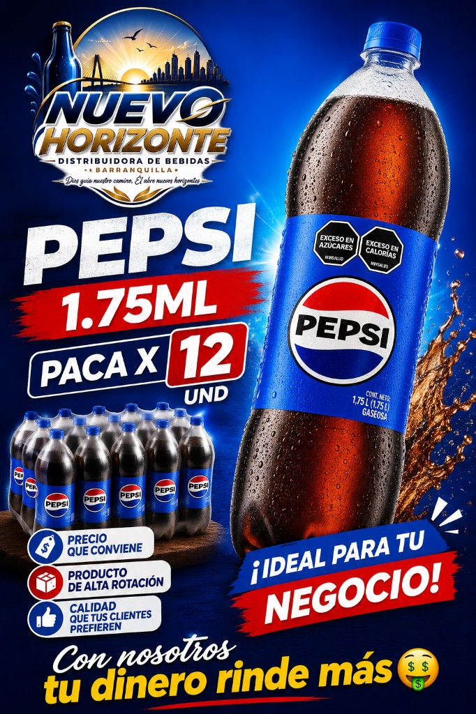 Pepsi 1.75L x 12und
