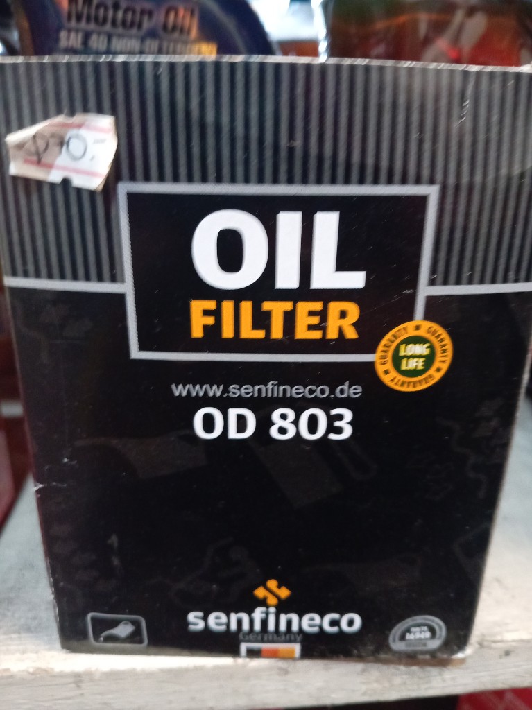 Oil filter o de 803
