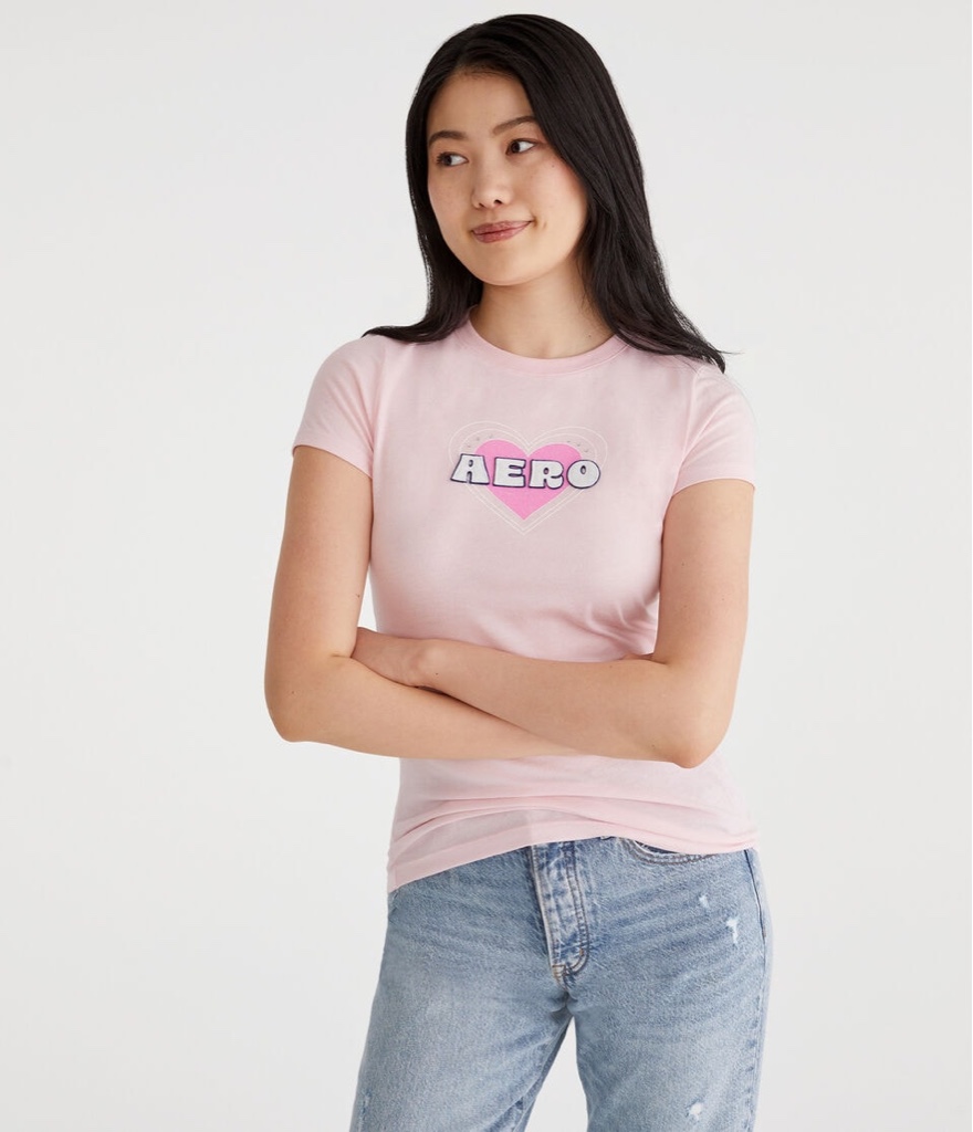 Remera Aeropostale Rosa