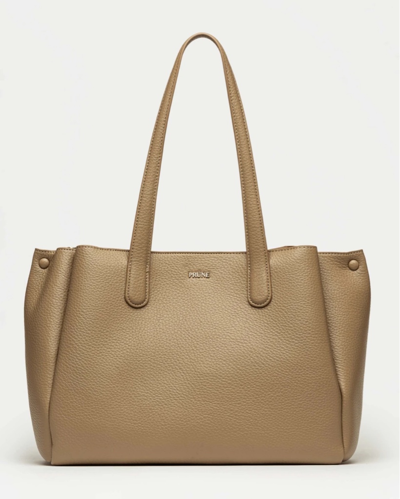 Bolso Prüne Shopper Erin Cuero Taupe