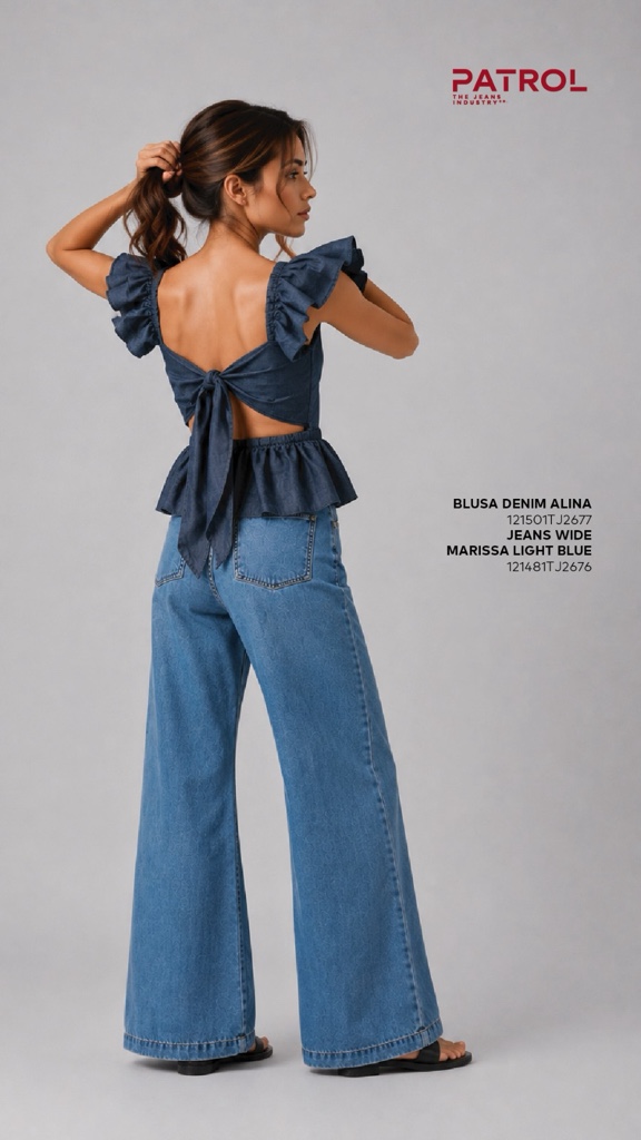 Jeans Wide Marissa Light Blue