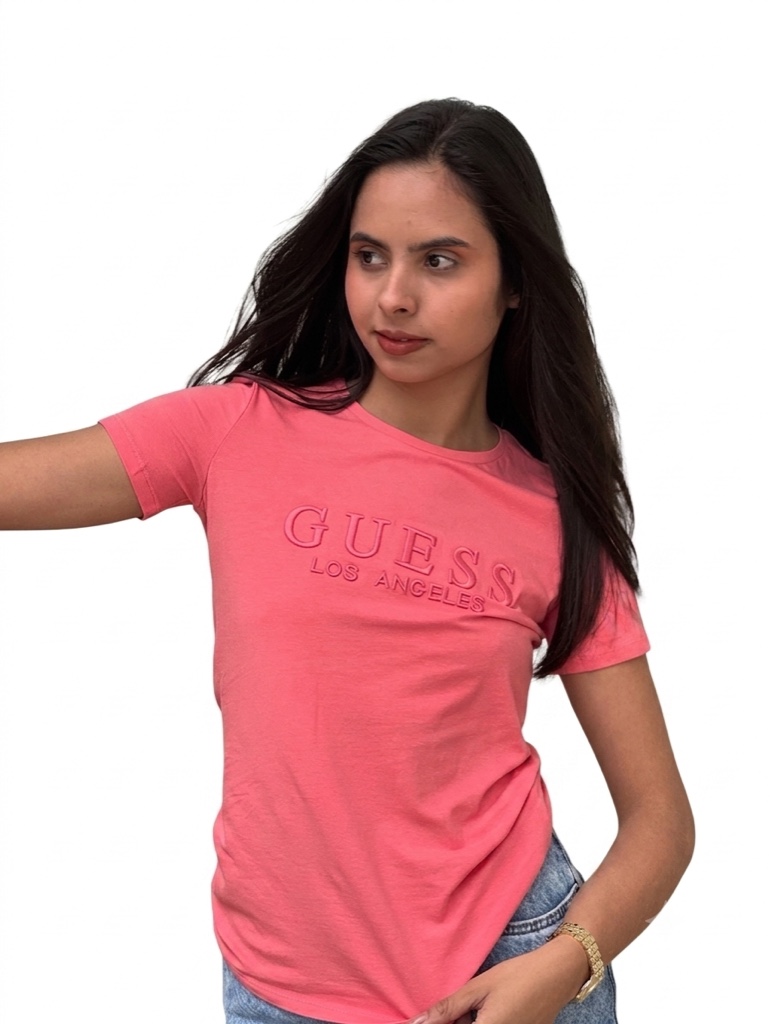Remera Guess Rosa XS