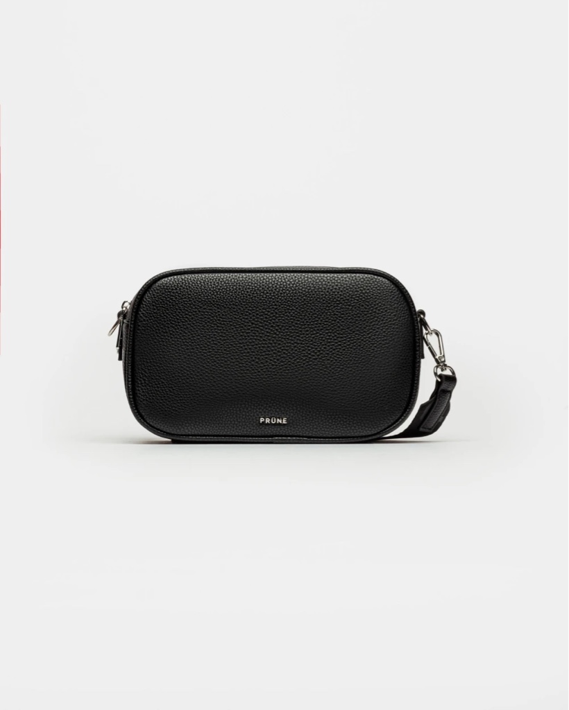 Bandolera Prüne Adisa Cuero Negro