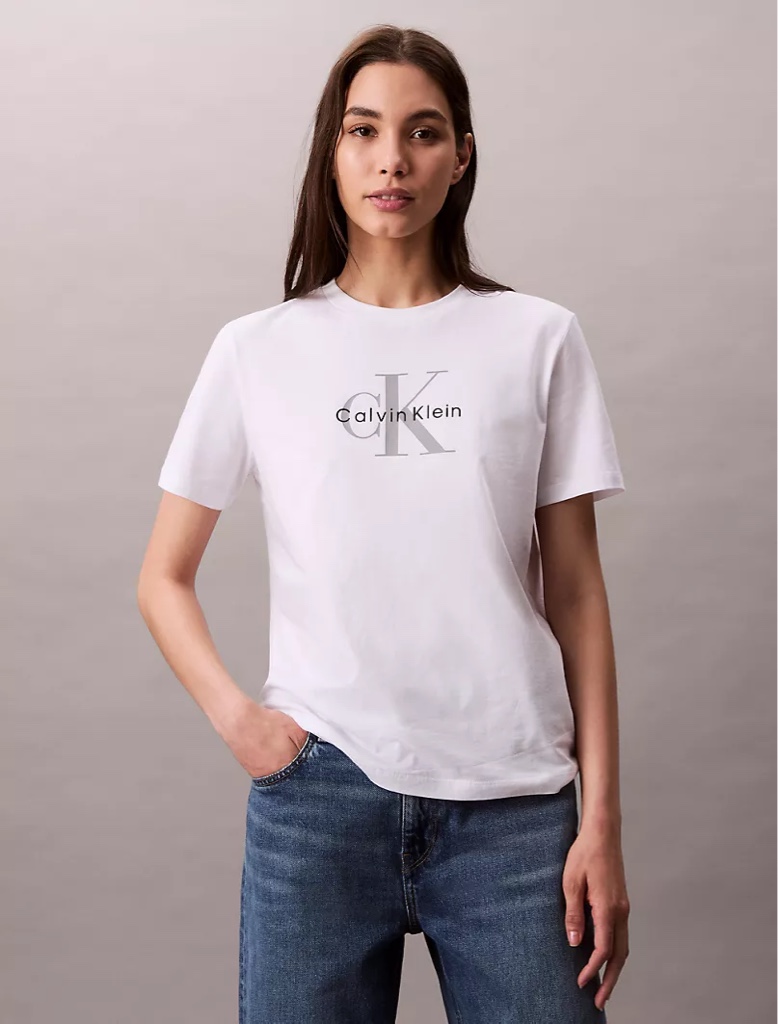 Remera Calvin Klein Blanca S ck