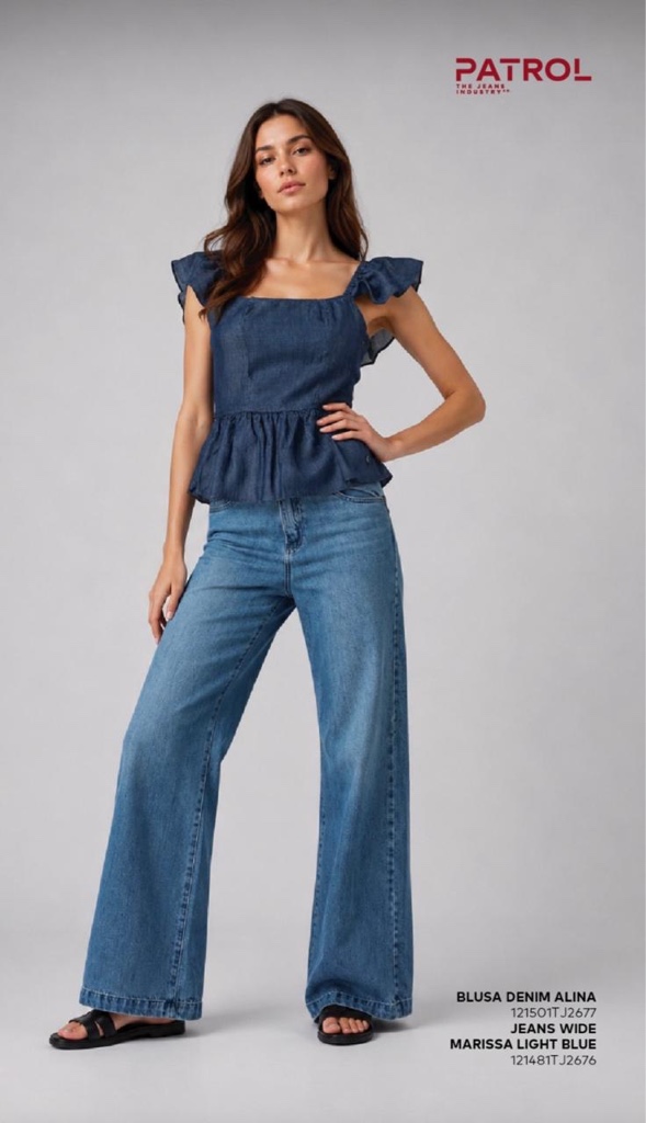 Blusa Denim Alina