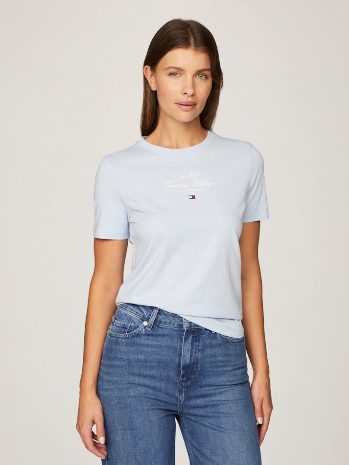 Remera Tommy Hilfiger Celeste XS