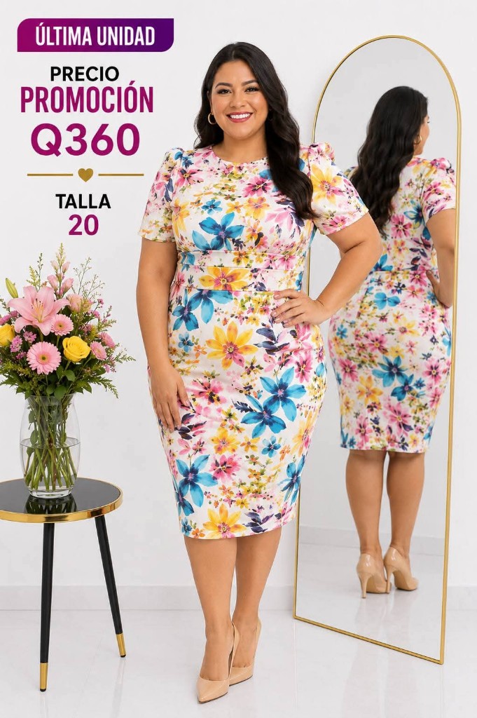 Vestido Estampado Floral Amarillo