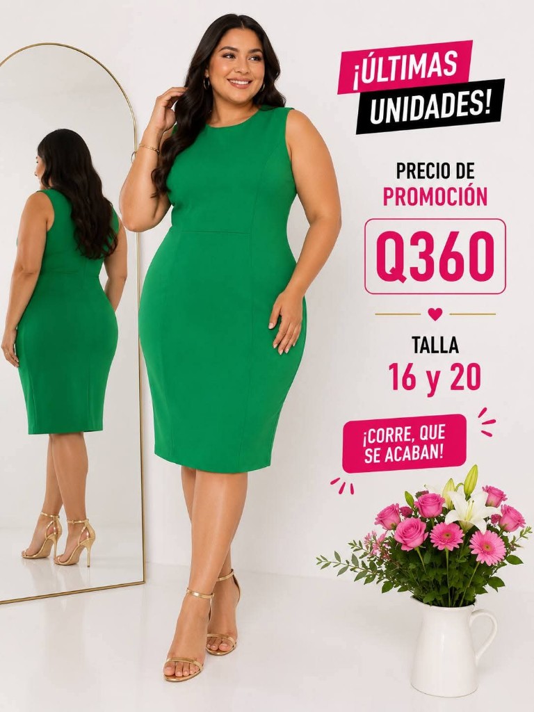 Vestido Esmeralda Recto