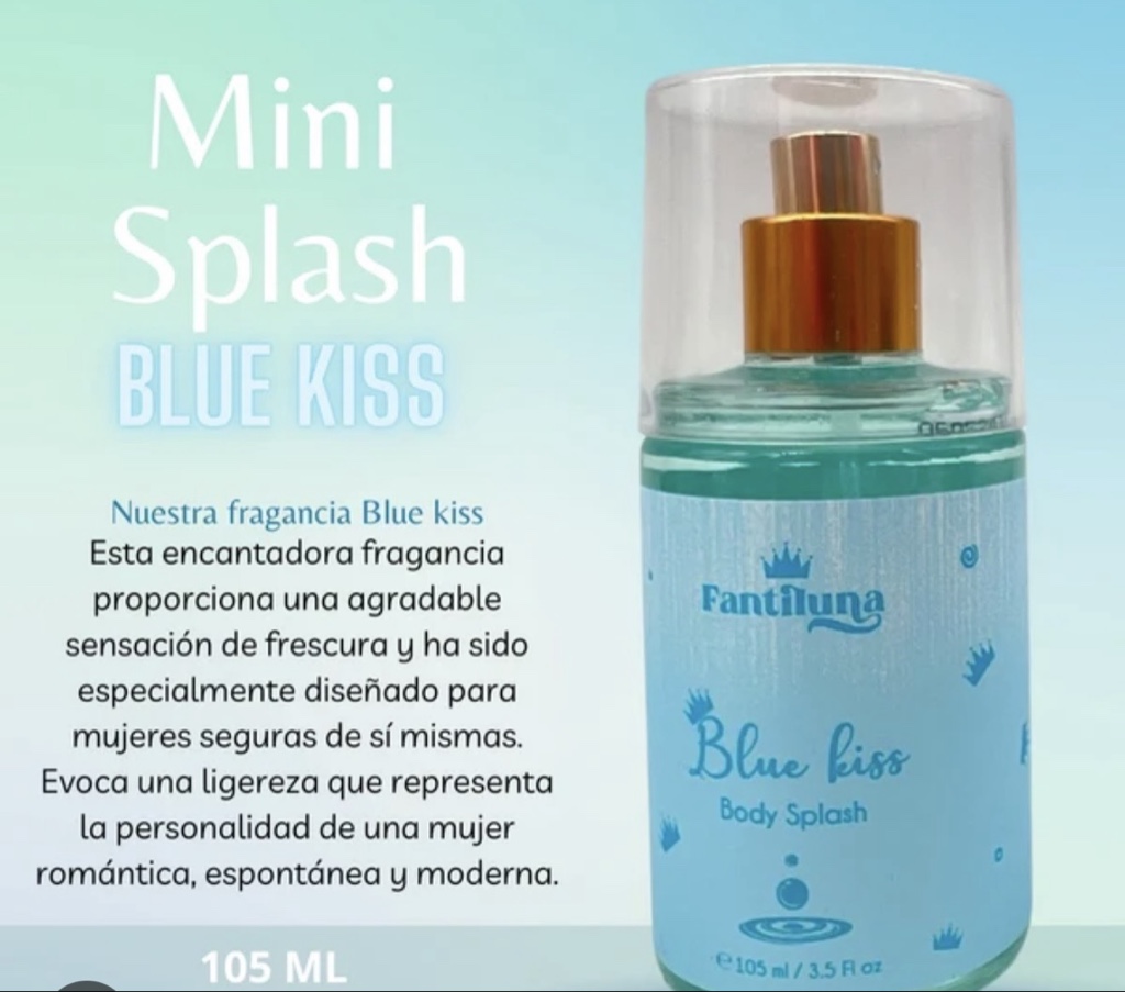 Fantluna Blue Kiss Body Splash