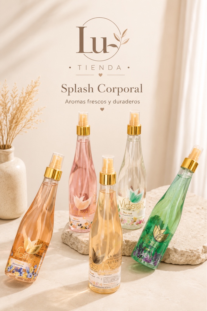 . Splash corporal vlasy
