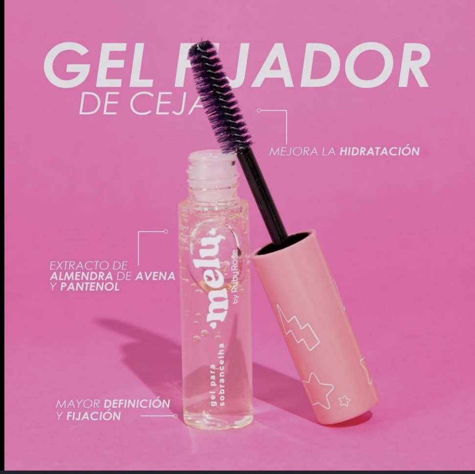Gela fijador cejas rosa