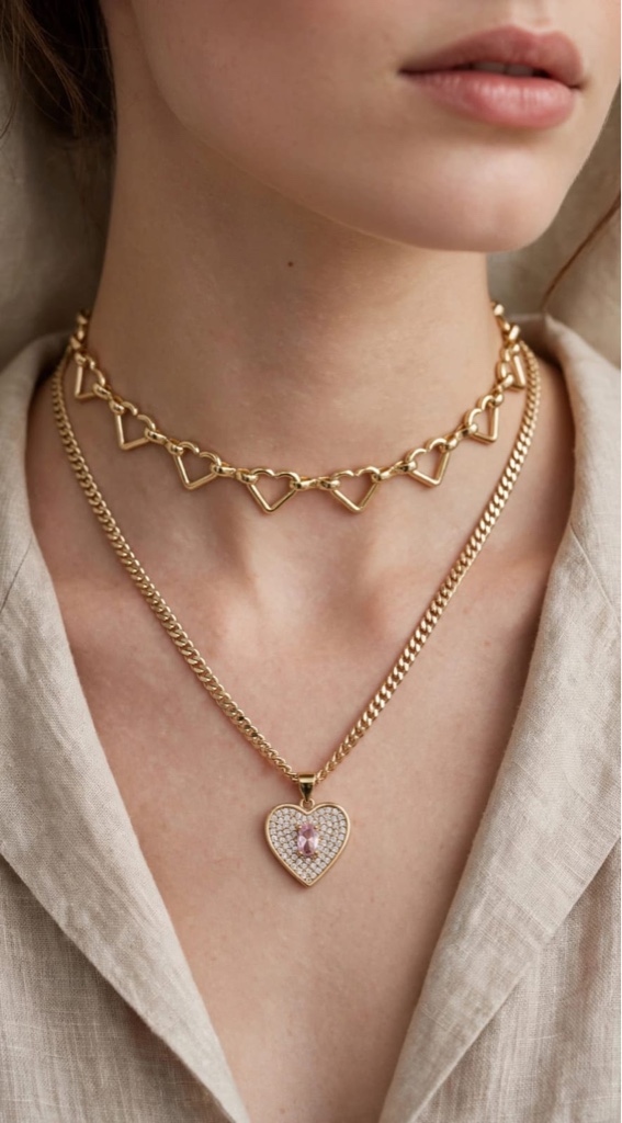 COLLAR DOBLE CORAZON C