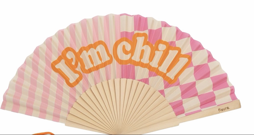 Abanico I’m Chill abanico rosado