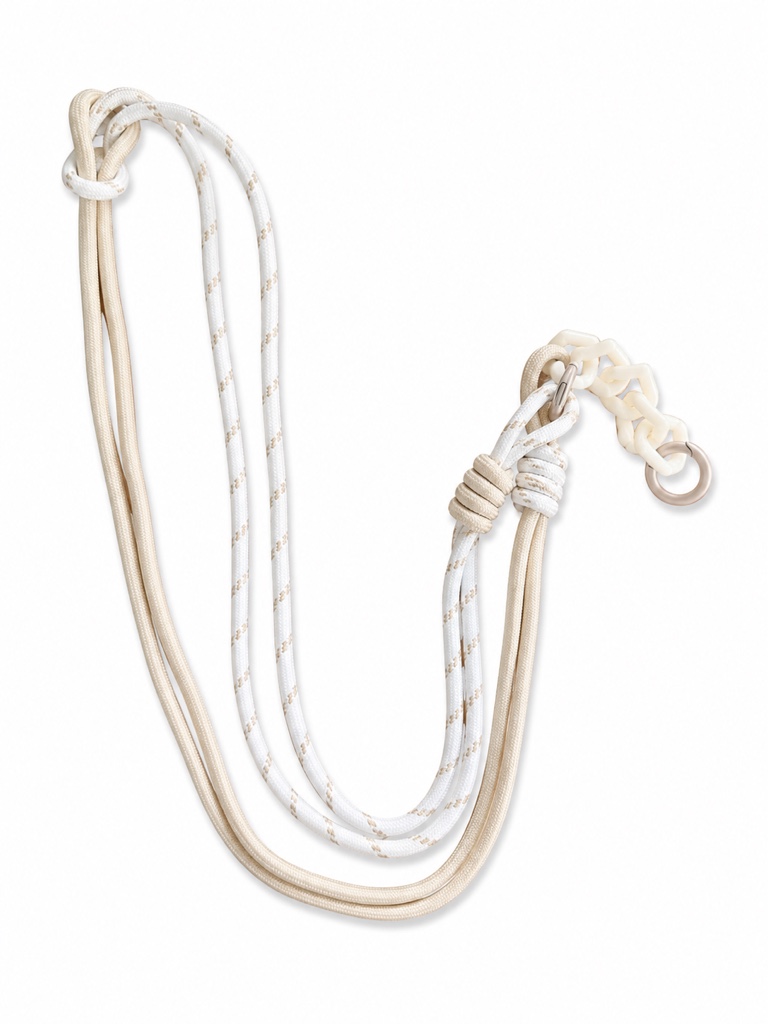 Cordón Abanico beige conector
