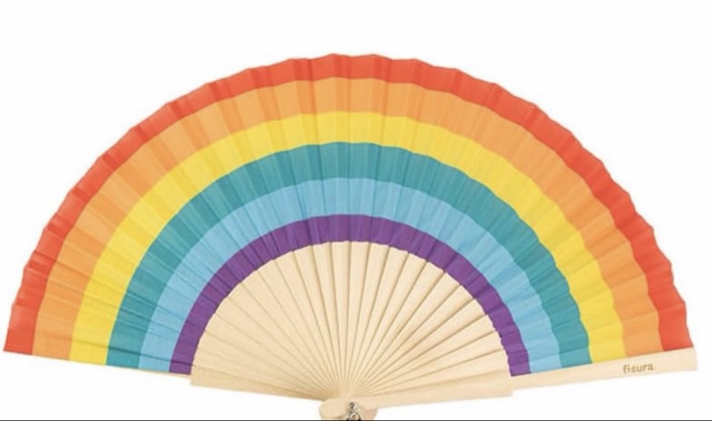 Abanico arcoiris