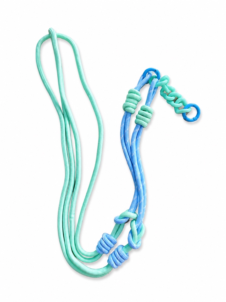 Cordón Abanico azul y verde