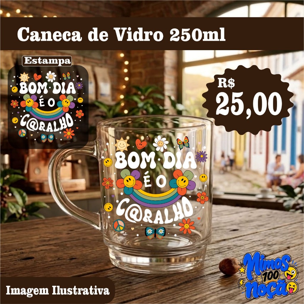 Caneca de vidro