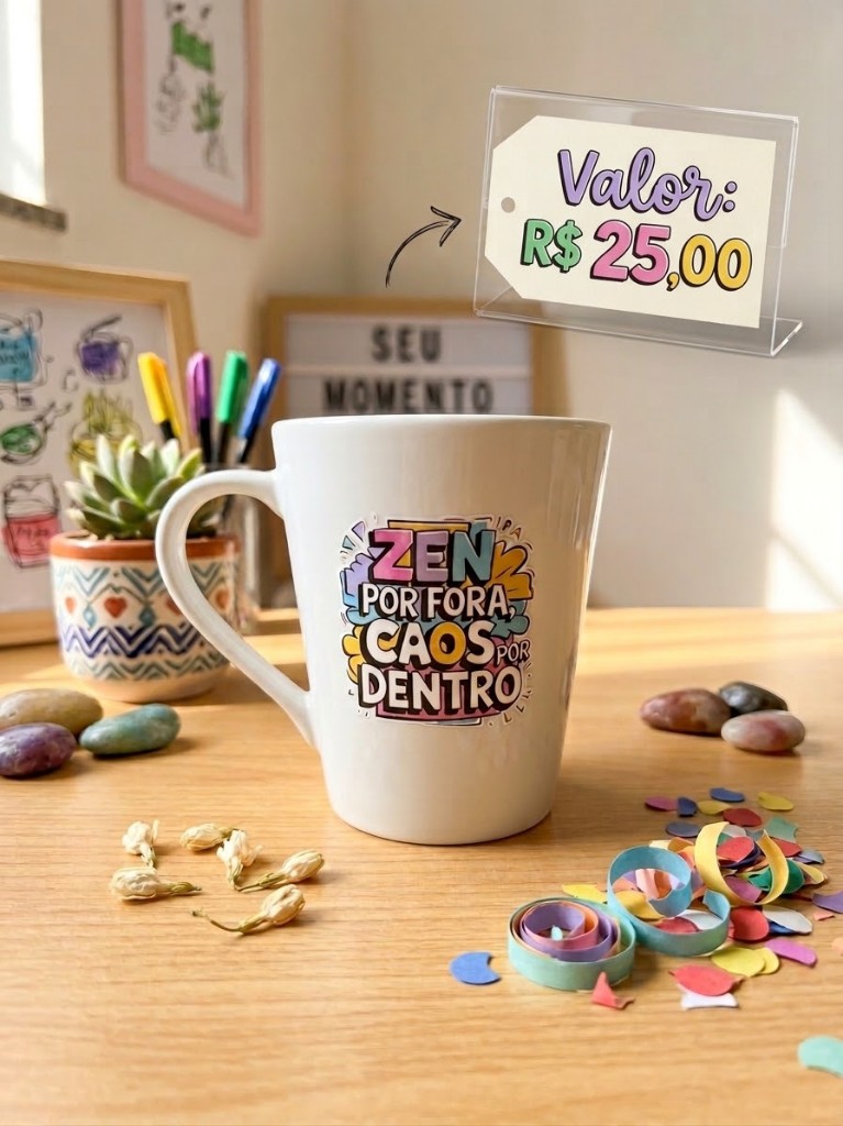 Caneca de porcelana