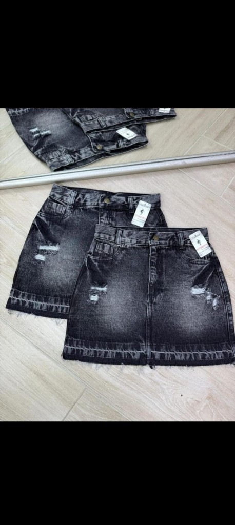 Faldas jeans