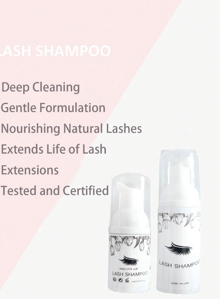 Lash Shampoo espuma  30ml 60ml