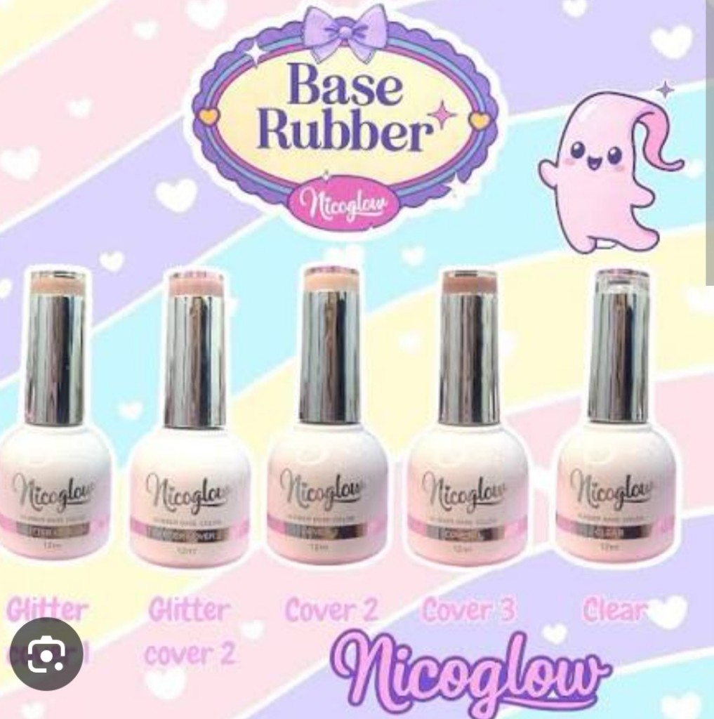 Nicoglow Base Rubber Clear esmalte