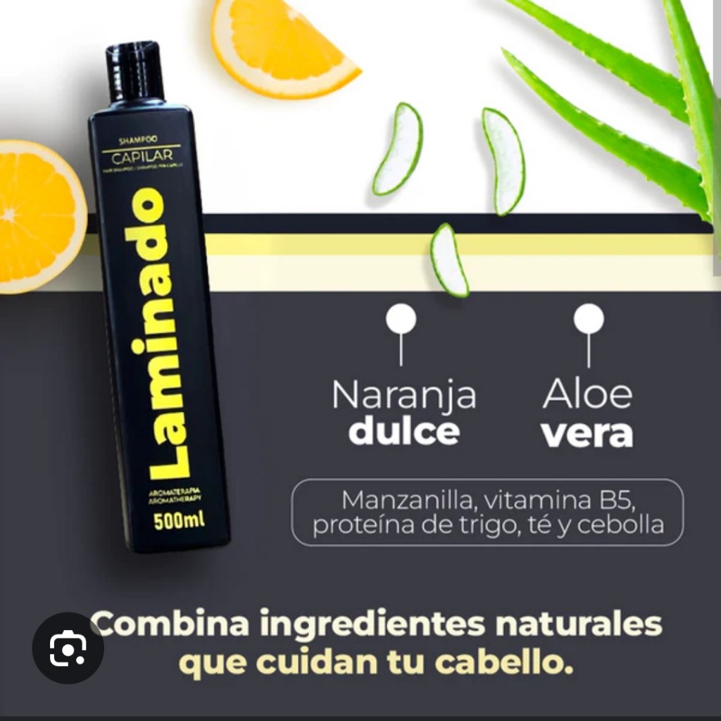 Laminado shampoo capilar  500ml
