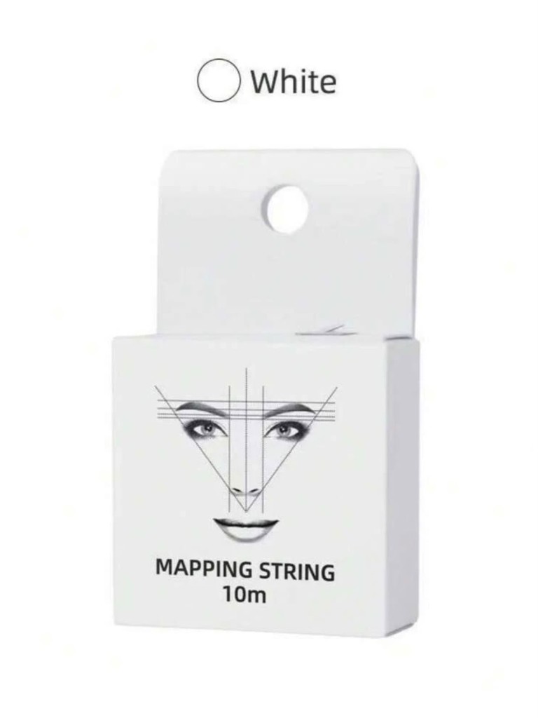 Hilo marcar cejas  blanco 10m
